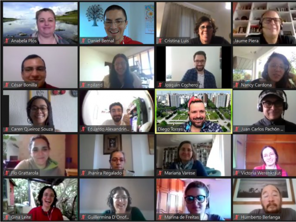 54 personas de 11 países participaron en la primera reunión de socios de la RICAP, el 24 de septiembre de 2020