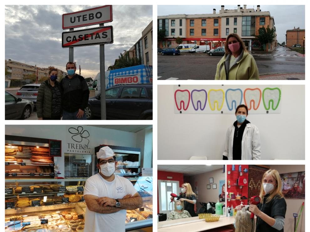 Vecinos de Malpica (Utebo) y Casetas separados por el confinamiento perimetral.