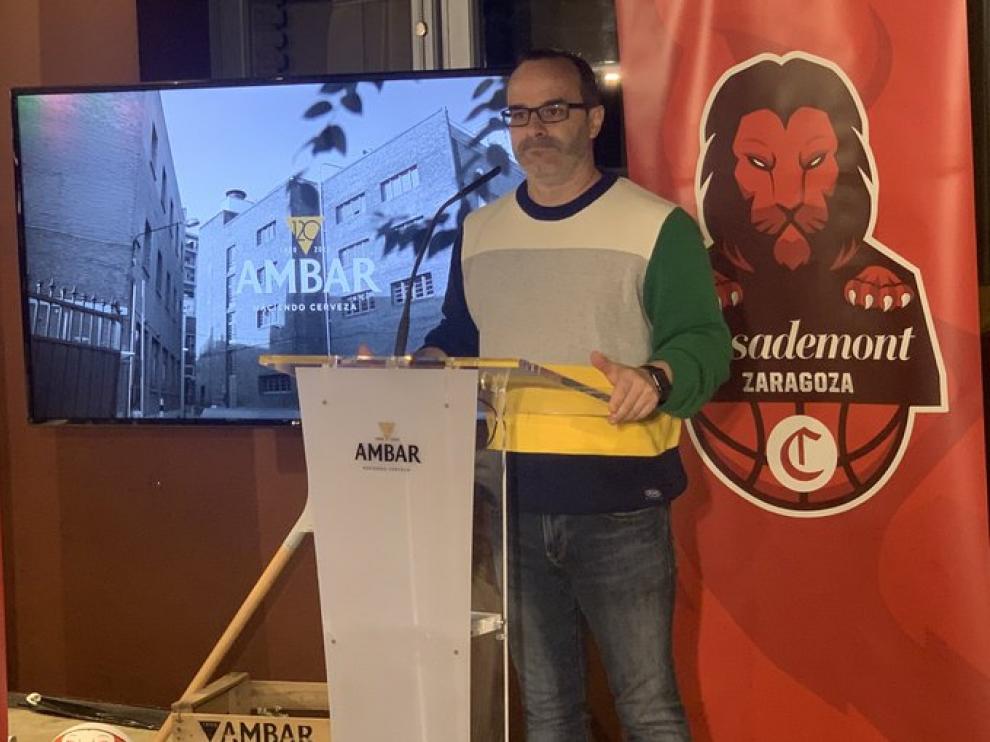 El entrenador del Casademont Zaragoza, Diego Ocampo