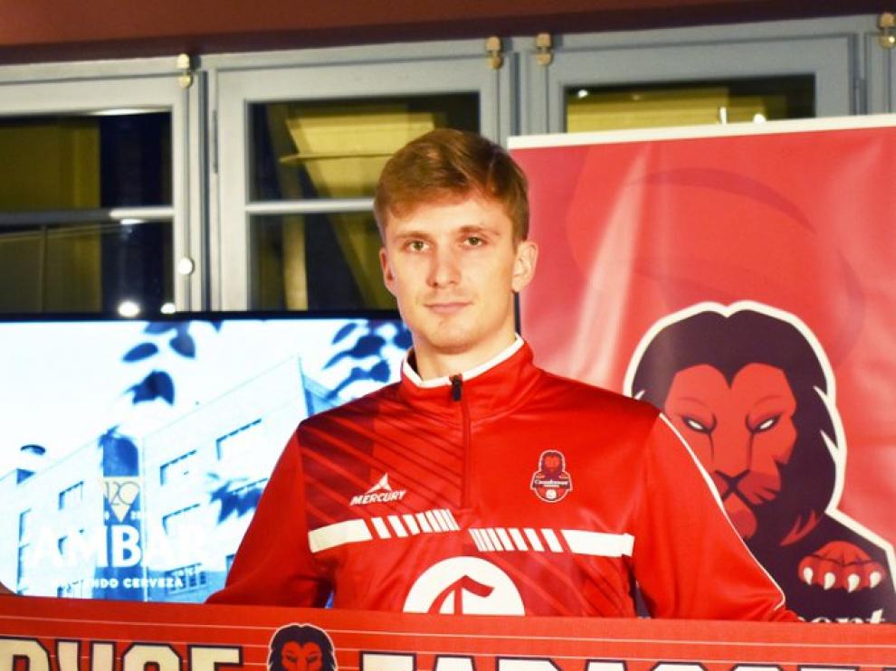 Luka Rupnik en su presentación