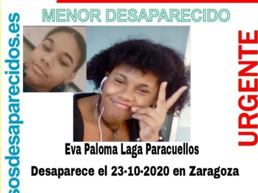 Desaparecida en Zaragoza.
