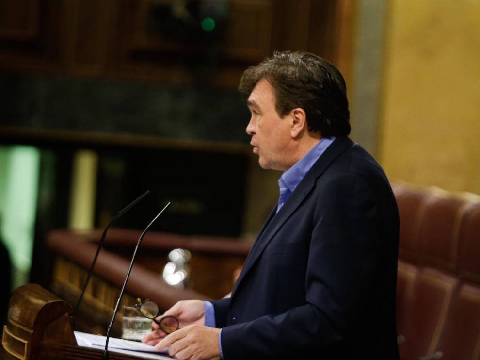 Tomás Guitarte, durante una intervención en la tribuna del Congreso.
