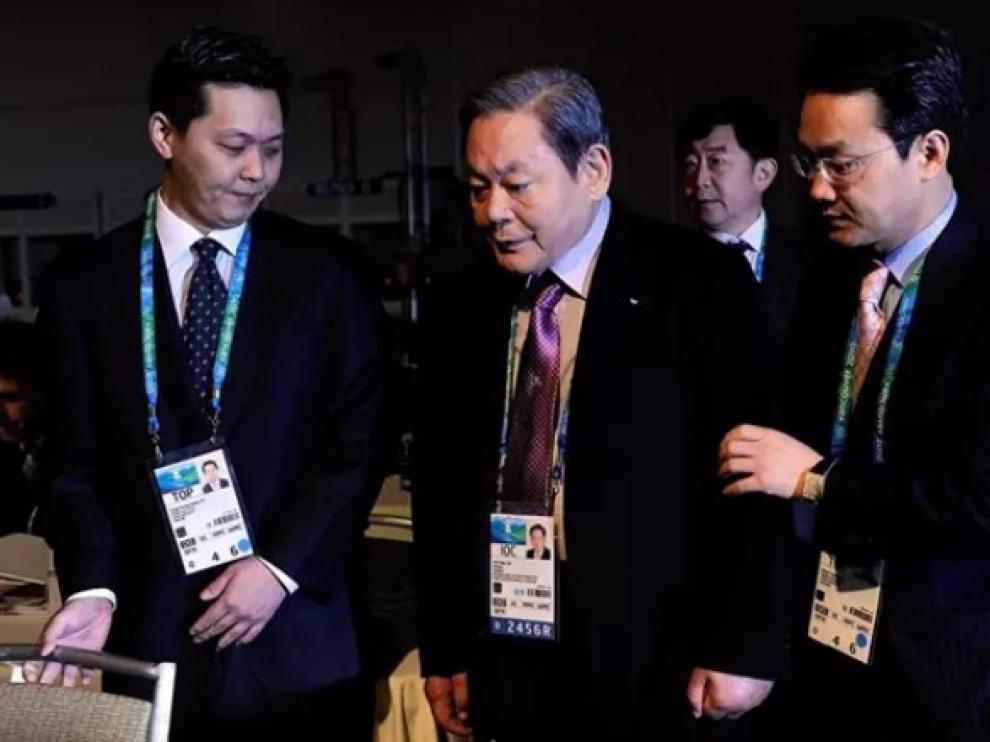 El presidente de Samsung Lee Kun Hee en 2010.