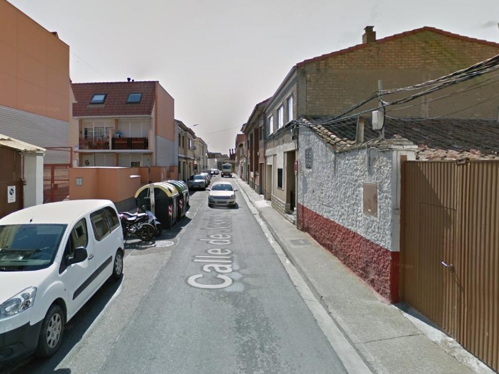 Calle Sagrados Jesús y María, en Zaragoza.
