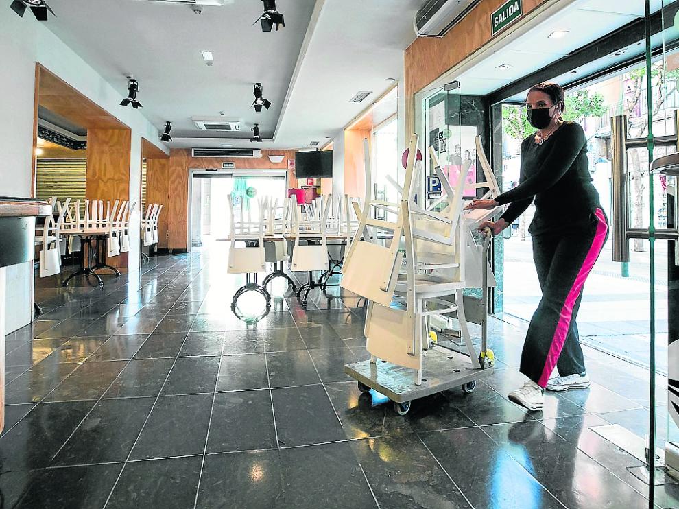 El restaurante Las Palomas cerró este lunes temporalmente a causa de las restricciones sanitarias