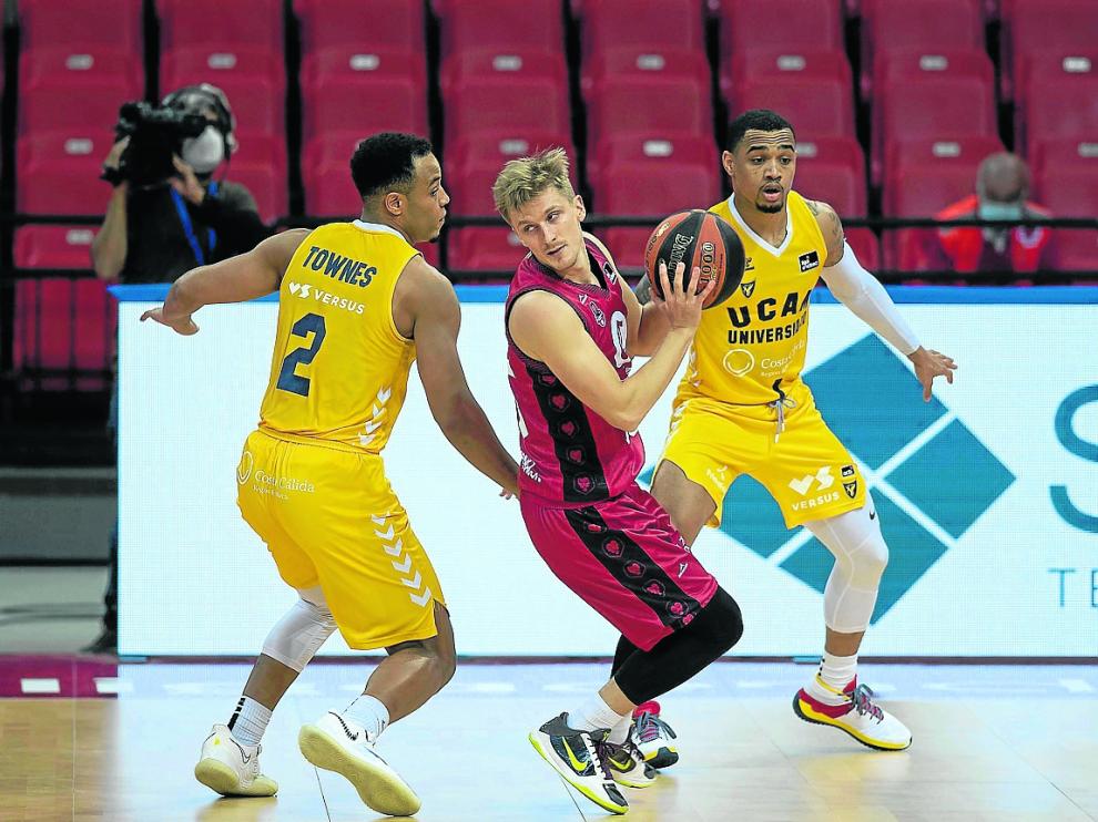 Luka Rupnik, en el partido ante el UCam Murcia.
