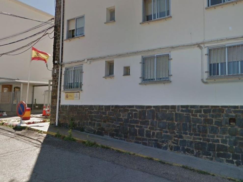 Cuartel de la Guardia Civil en Puebla de Sanabria.