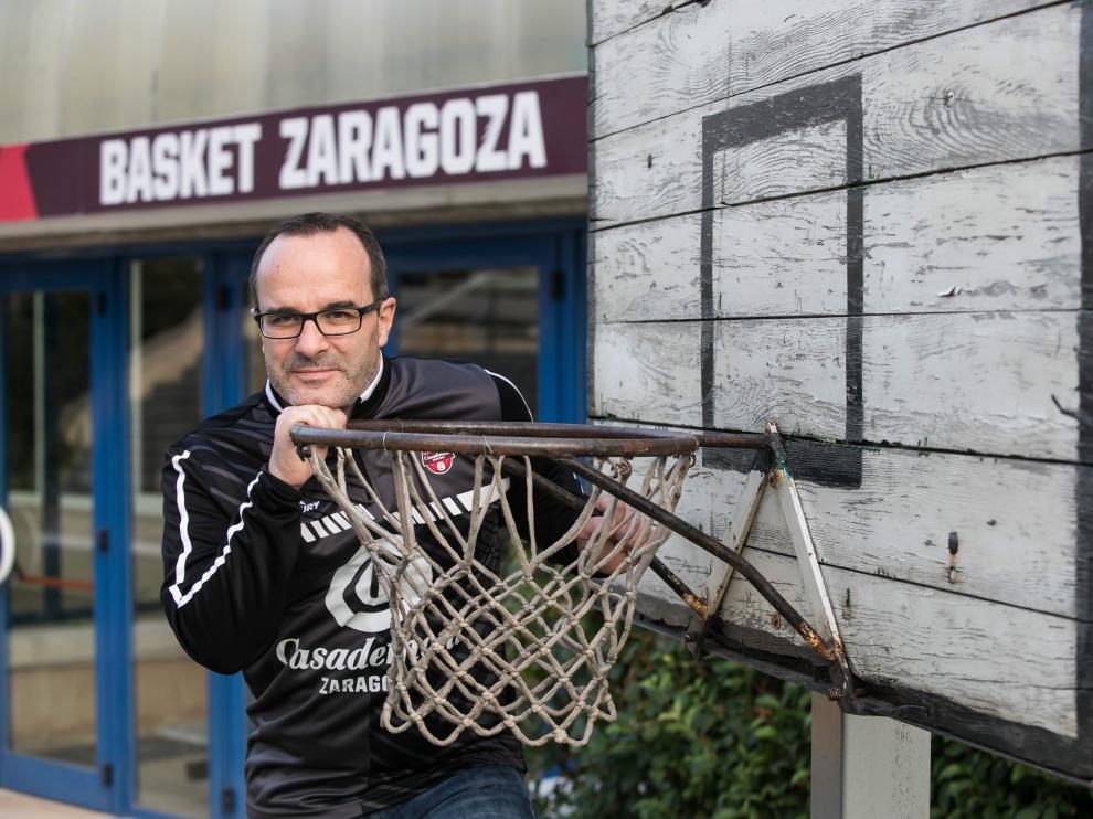 Diego Ocampo, entrenador del Casademont Zaragoza.