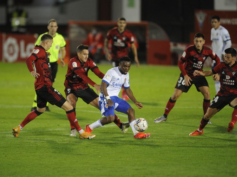 Derrota del Zaragoza contra el Mirandés