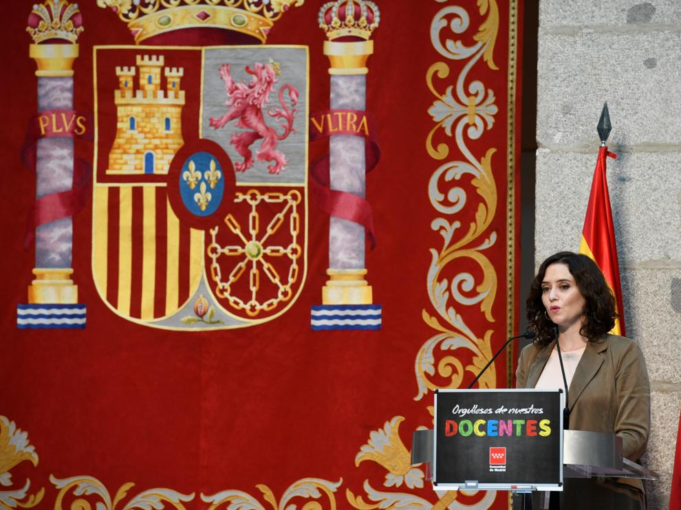 Isabel Díaz Ayuso, en rueda de prensa
