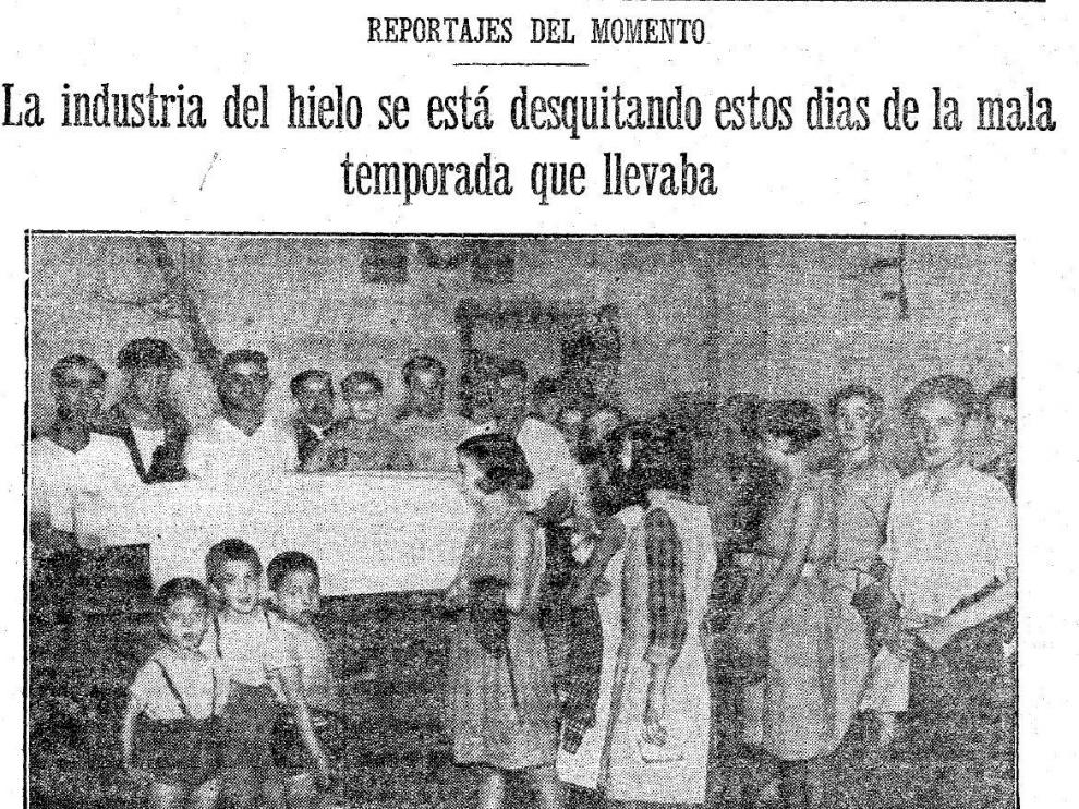 HERALDO informó en septiembre de 1932 de las dificultades que pasaron los fabricantes de hielo ese verano
