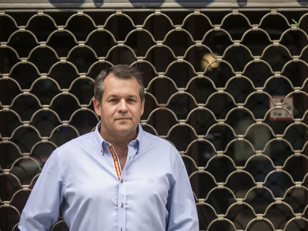 José Antonio Pueyo, presidente de la Federación del Comercio y Servicios de Zaragoza (ECOS)