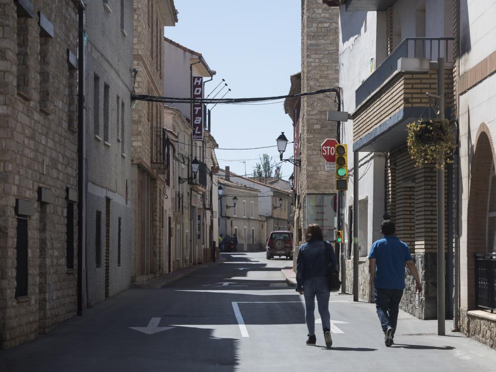 Una de las calles de La Muela