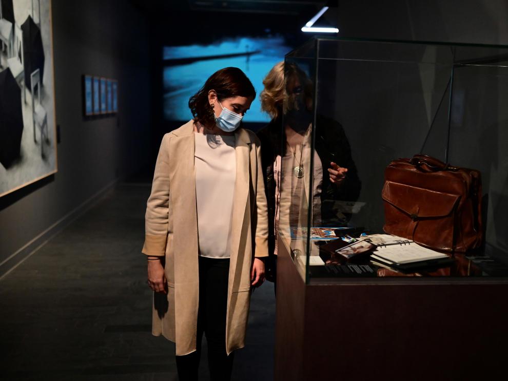 Ayuso, este sábado en una exposición dedicada a Gregorio Ordóñez.