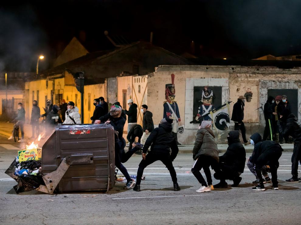 Disturbios en Burgos tras la protesta contra las restricciones