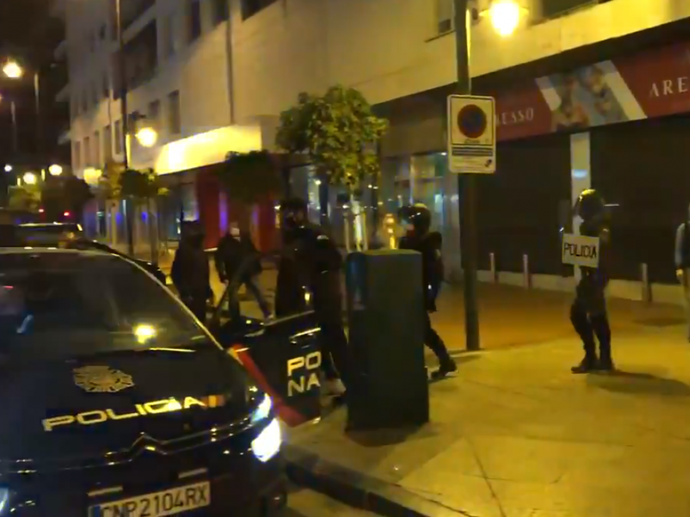 Imagen de una detención en Logroño.