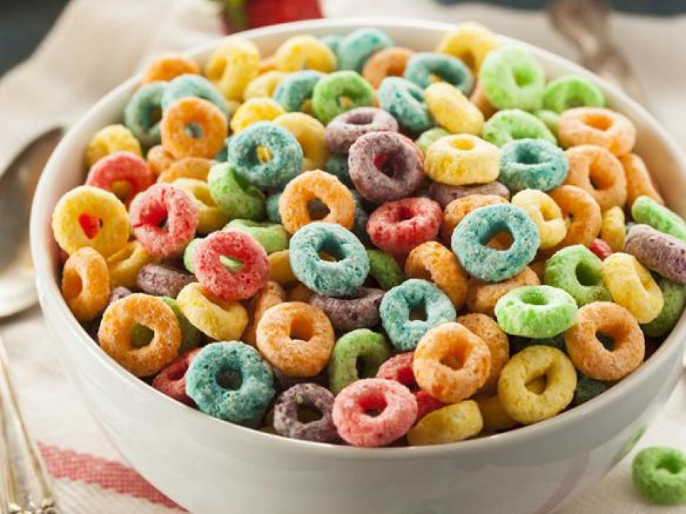 Algunos cereales azucarados contienen grandes cantidades de glucosa
