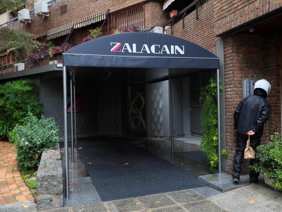 Exterior del restaurante Zalacaín en Madrid