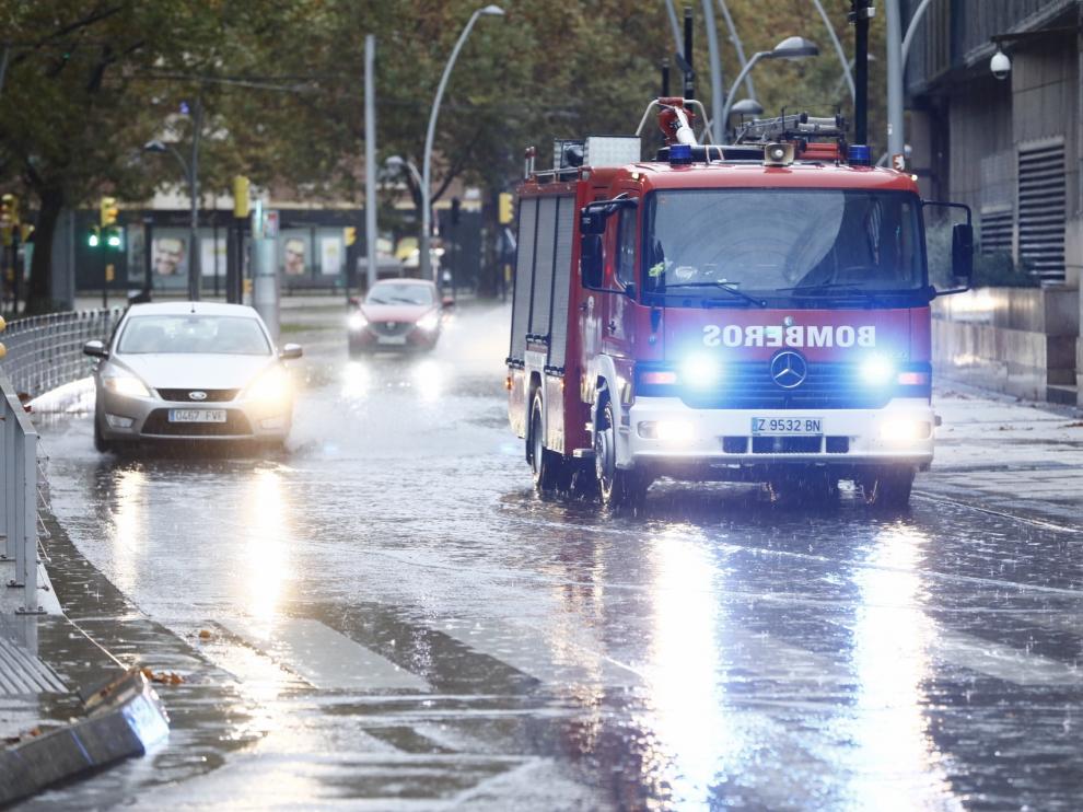 La DANA deja lluvias torrenciales en Zaragoza
