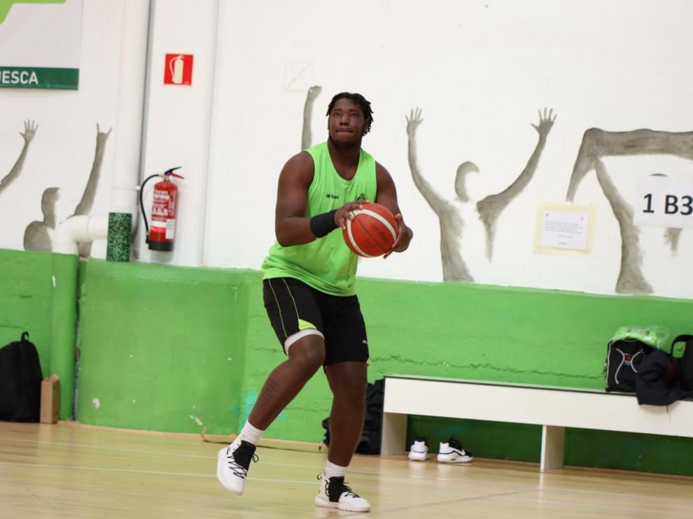 Will Butler, durante su primer entrenamiento con el Levitec.