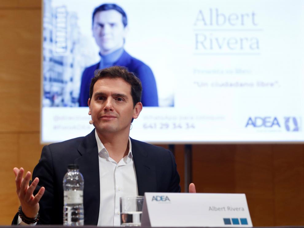 Albert Rivera presenta su libro "Un ciudadano libre" en Zaragoza