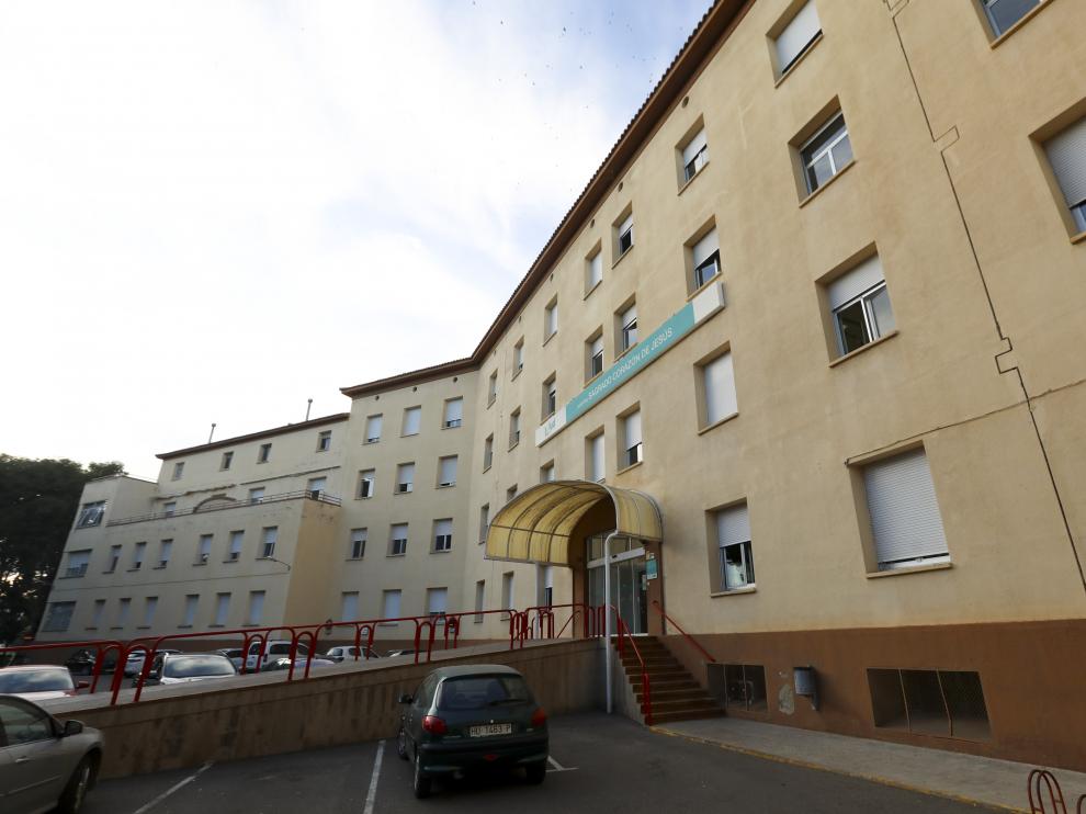 El hospital Provincial de Huesca.