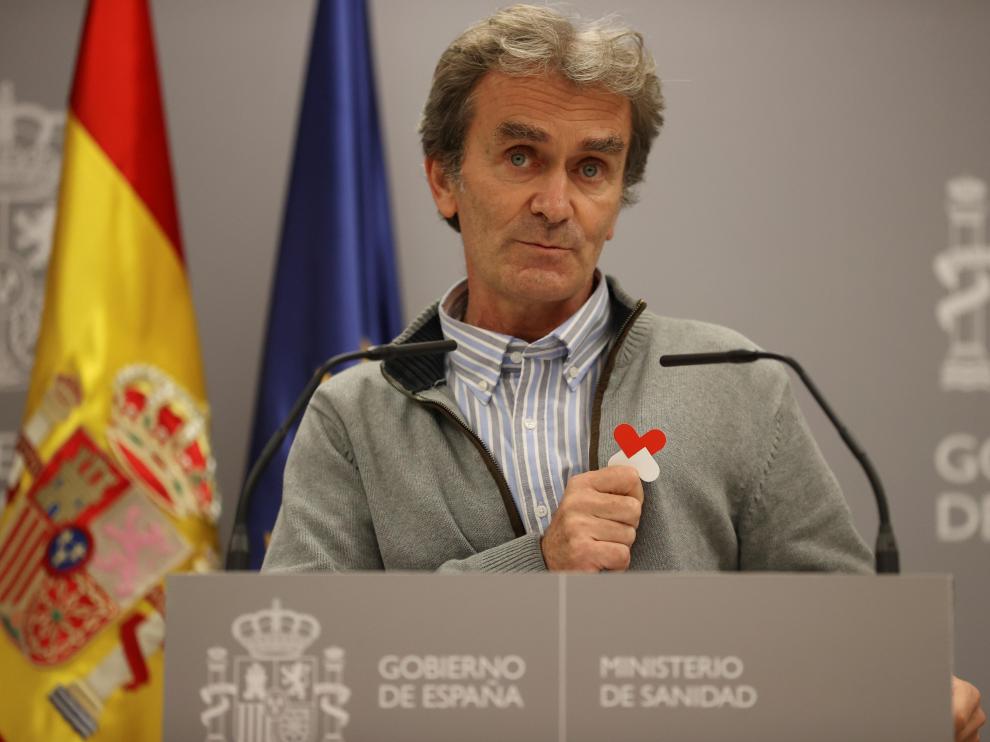 Rueda de prensa del director del Centro de Coordinación de Alertas y Emergencias Sanitarias, Fernando Simón