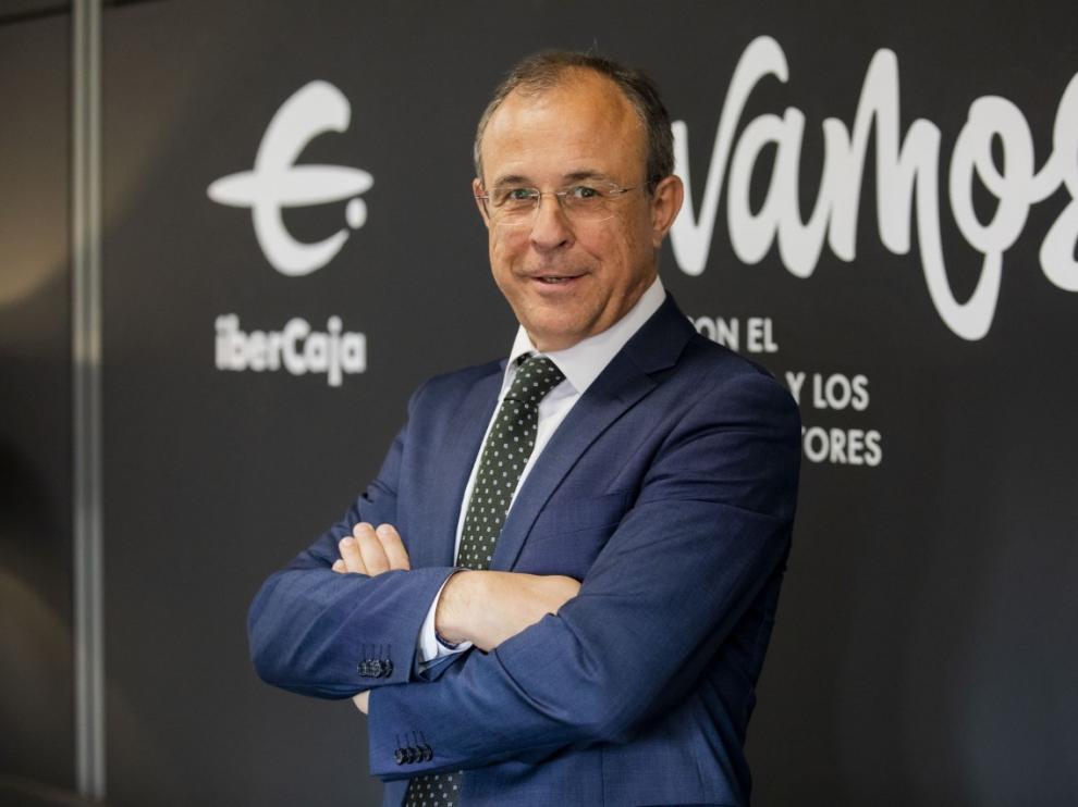 Antonio Lacoma, director territorial de Ibercaja en Aragón.