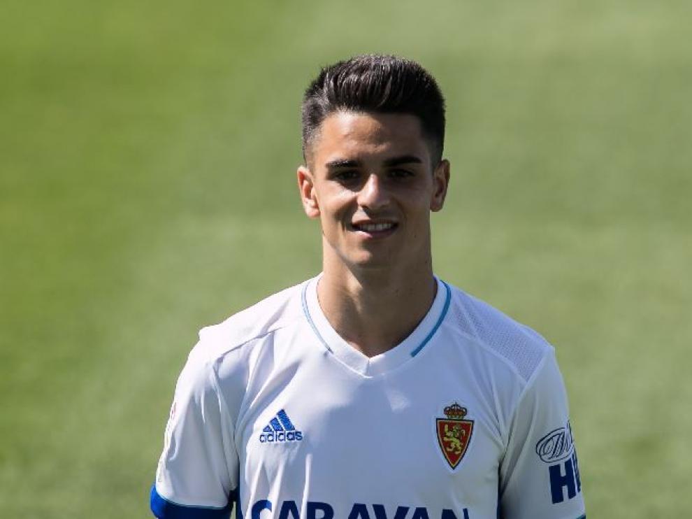 Sergio Bermejo, mediapunta del Real Zaragoza.