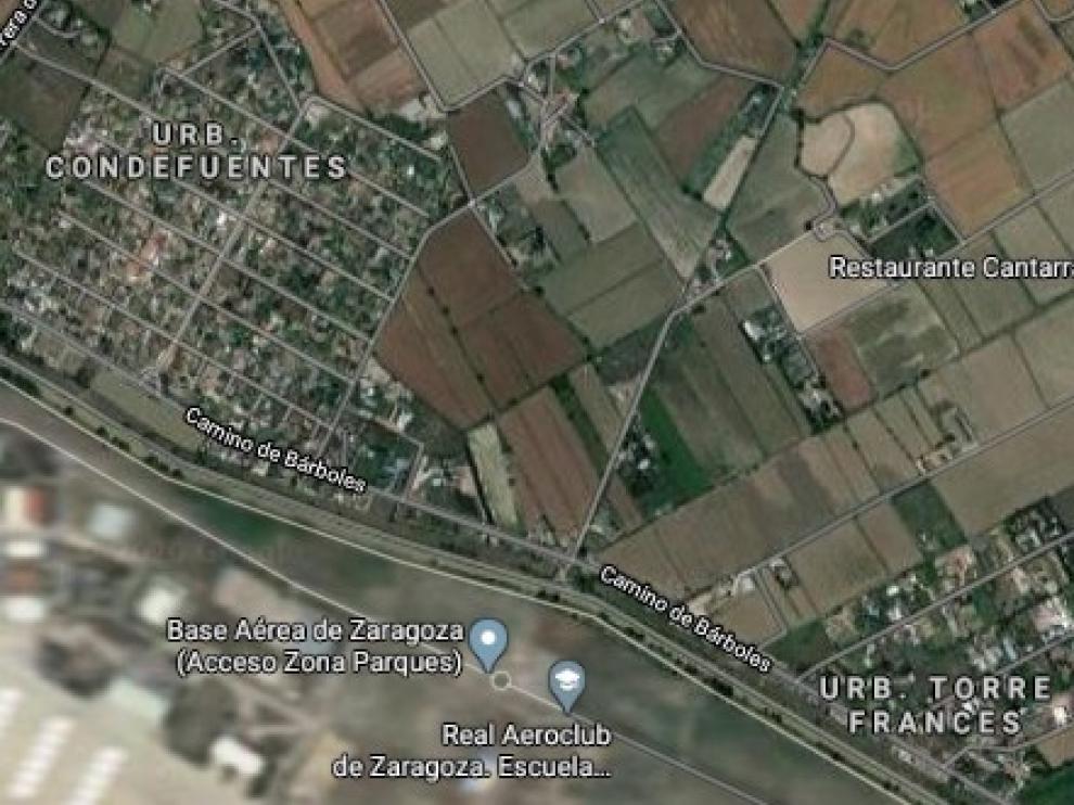 El suceso ha ocurrido en una vivienda del camino de Barboles de Miralbueno.