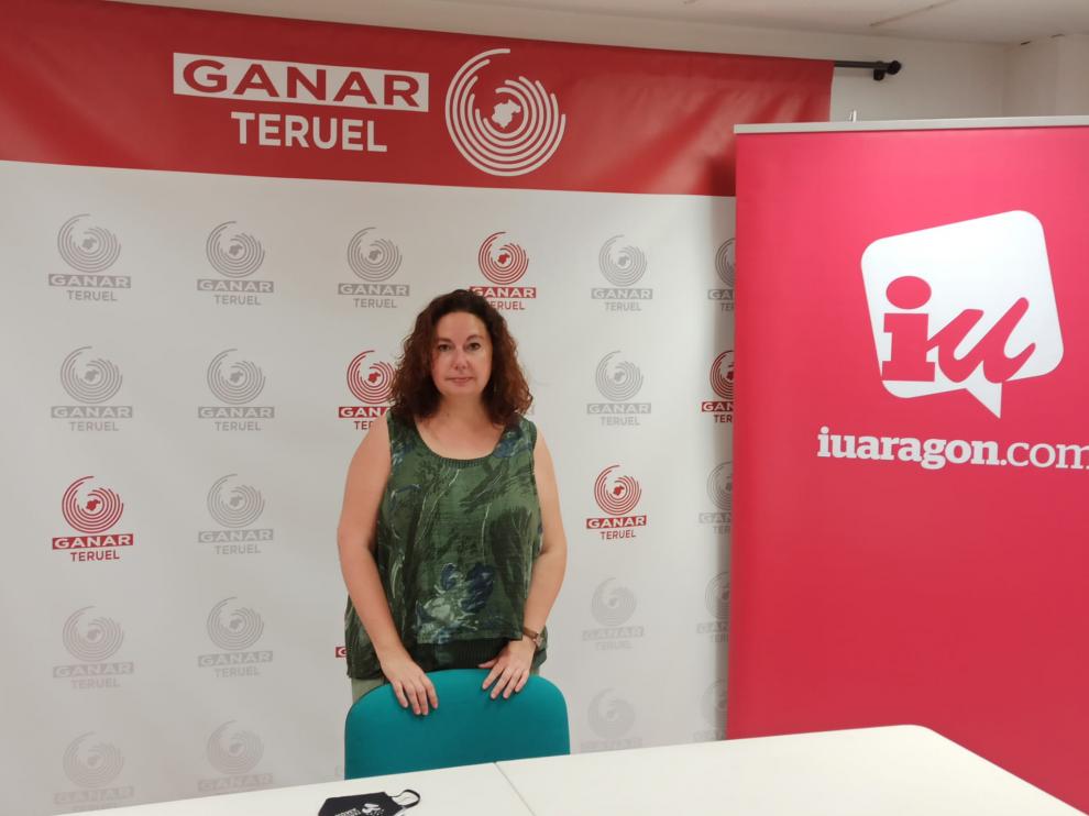 La concejal de Ganar Teruel-IU en el Ayuntamiento, Anabel Gimeno.