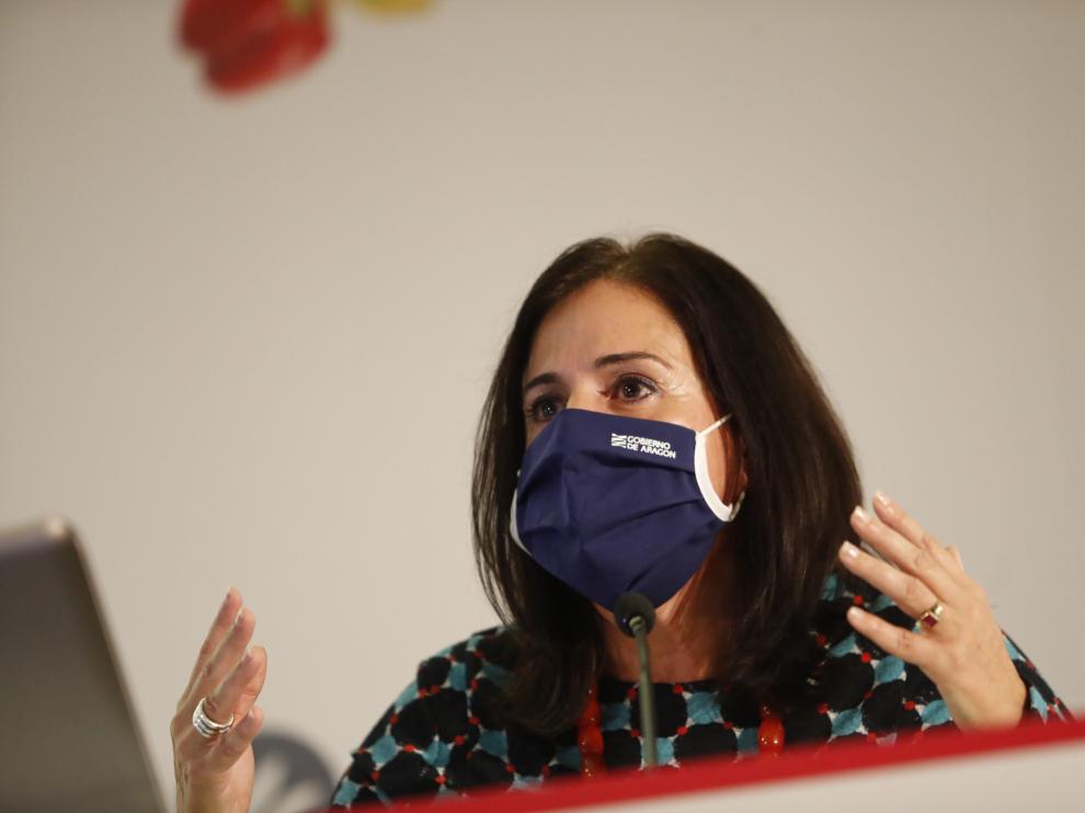 La directora general de Innovación y Promoción Agroalimentaria del Gobierno de Aragón, Carmen Urbano.
