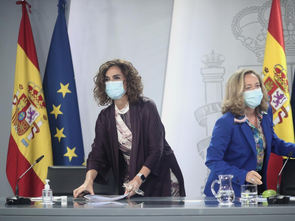 María Jesús Montero y Nadia Calviño