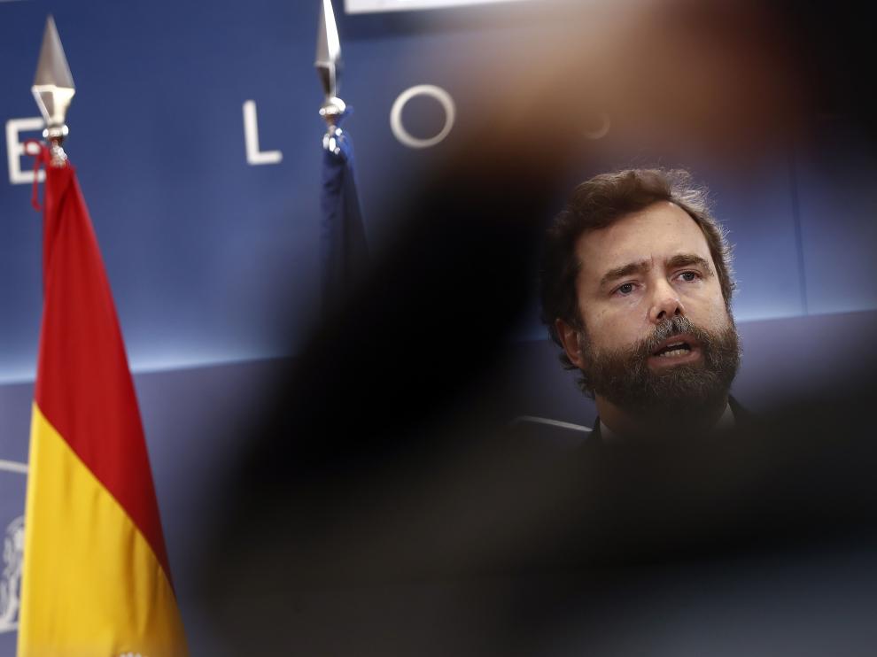 Rueda de prensa tras la Junta de Portavoces