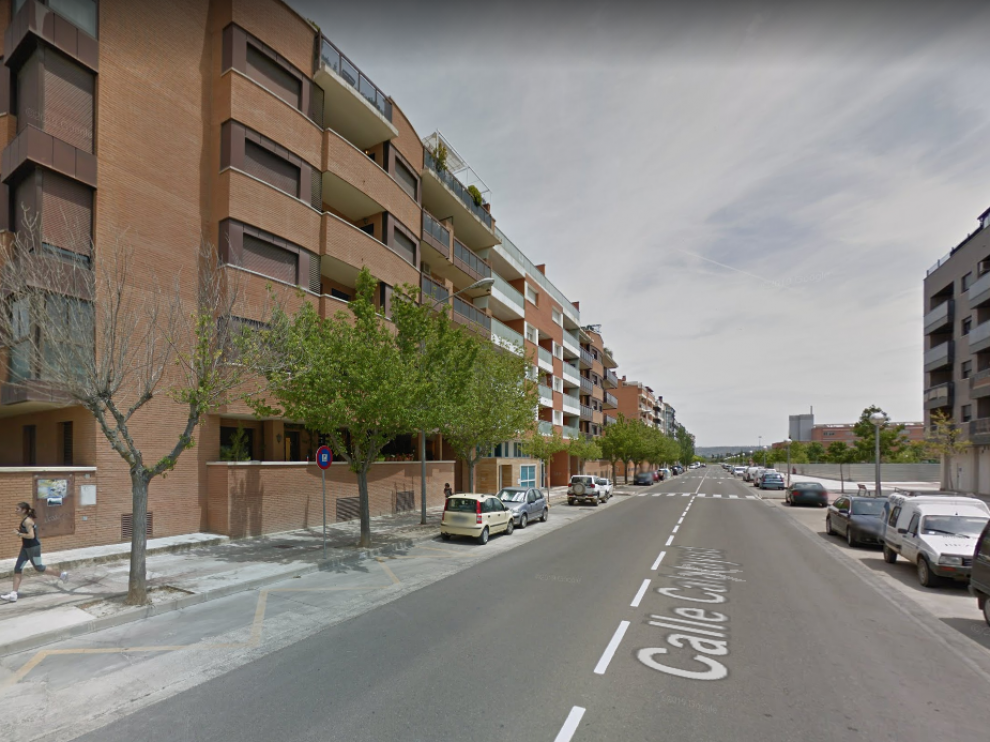 Calle Calatayud de Huesca