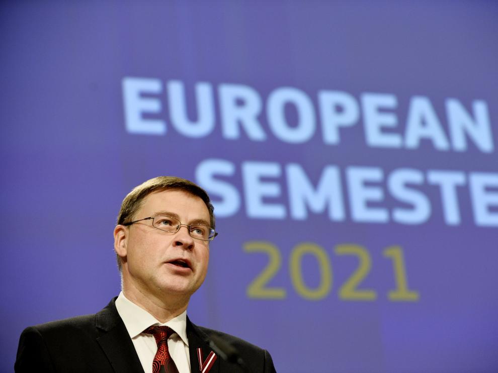EU Commission media conference in Brussels