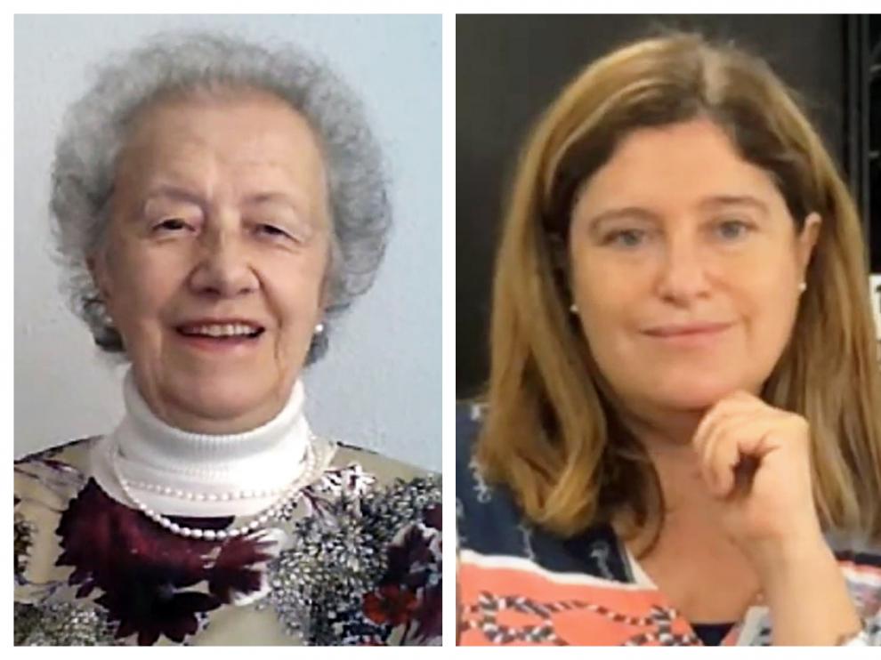 María Josefa Yzuel y Susana Marcos