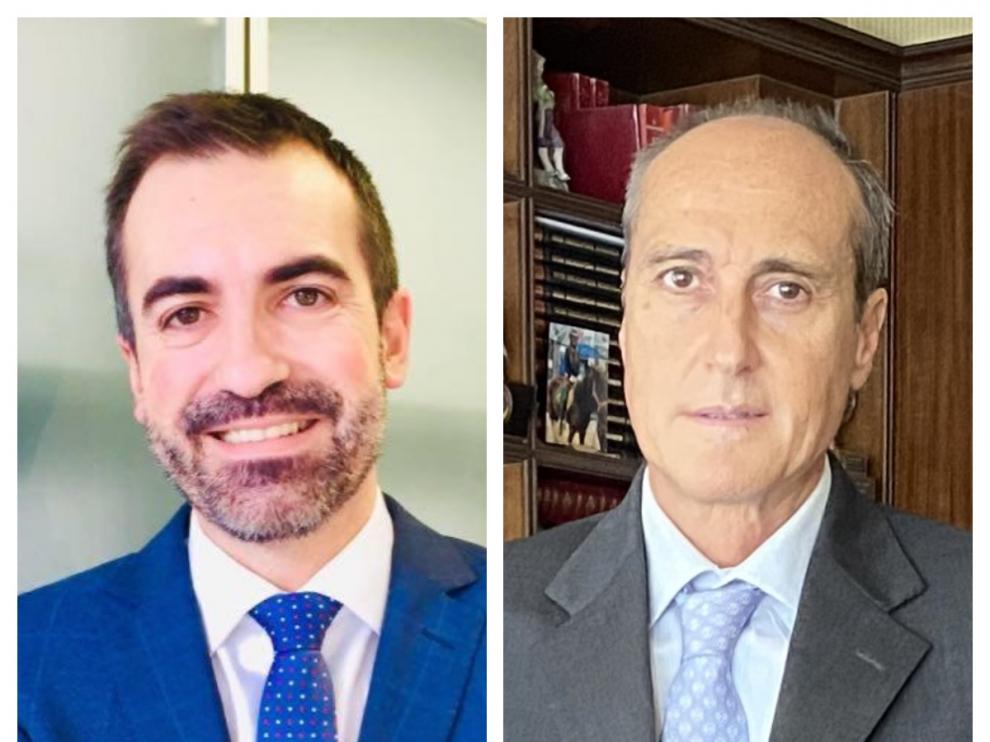 Juan Jiménez Asensio y Carlos Peralta, letrados de Zaragoza reconocidos como 'Abogados del Año' por 'Best Lawyers'.