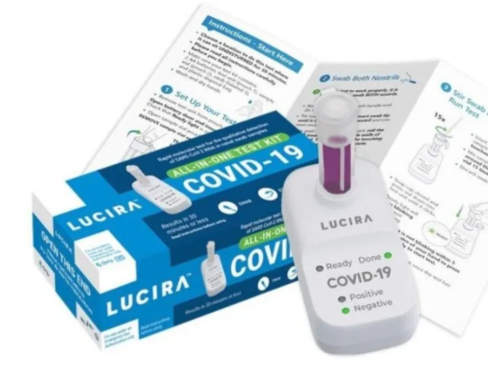 El test del fabricante estadounidense Lucira Health