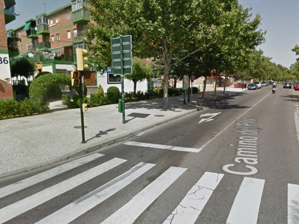 Zona en la que ha ocurrido el accidente.