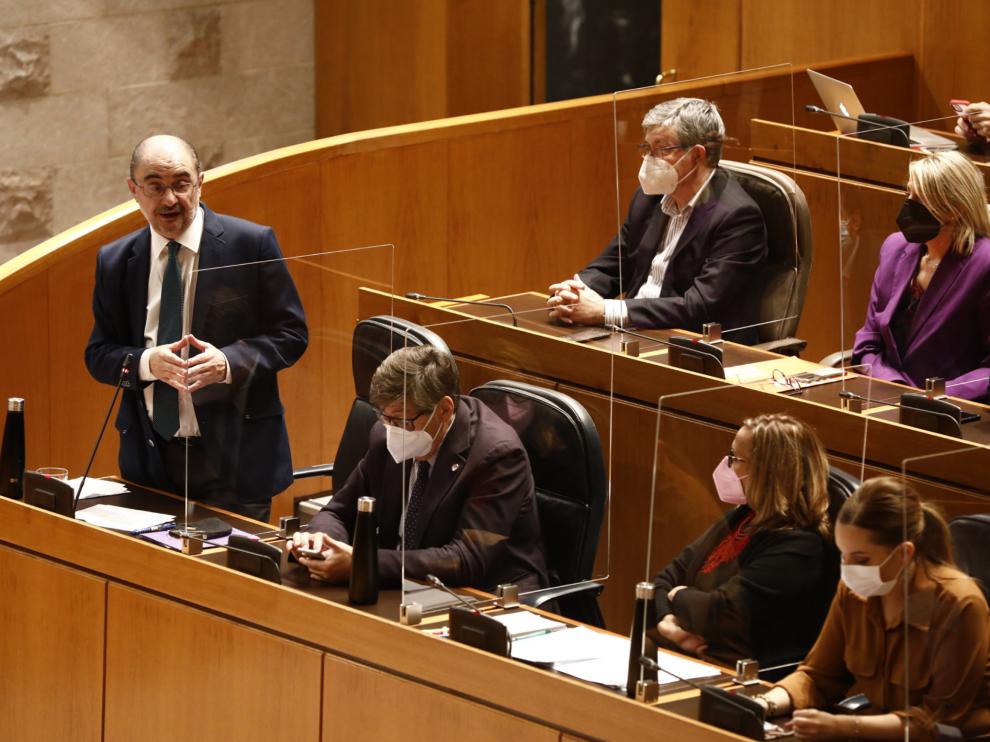 Pleno de las Cortes de Aragón