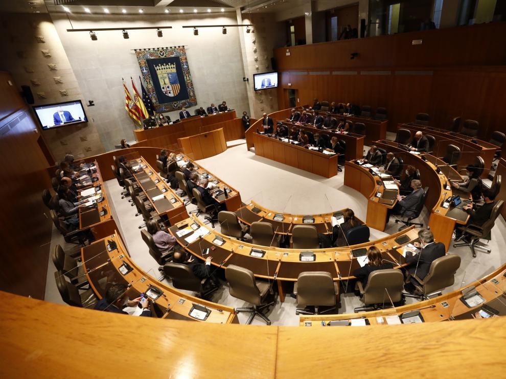 Pleno de las Cortes de Aragón