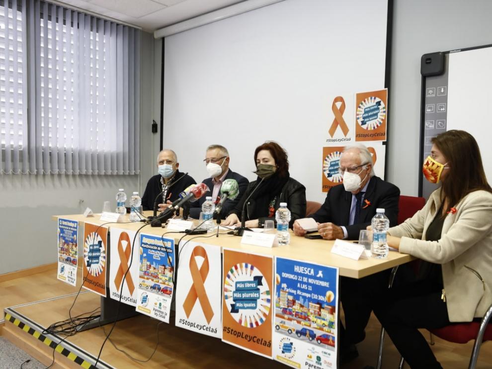 La movilización se presentó este pasado viernes en Zaragoza en rueda de prensa.