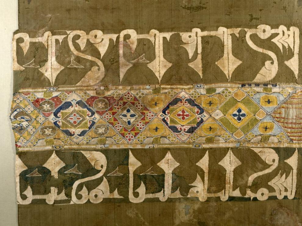 El Tiraz de Colls que se cederá para la exposición en Portugal.