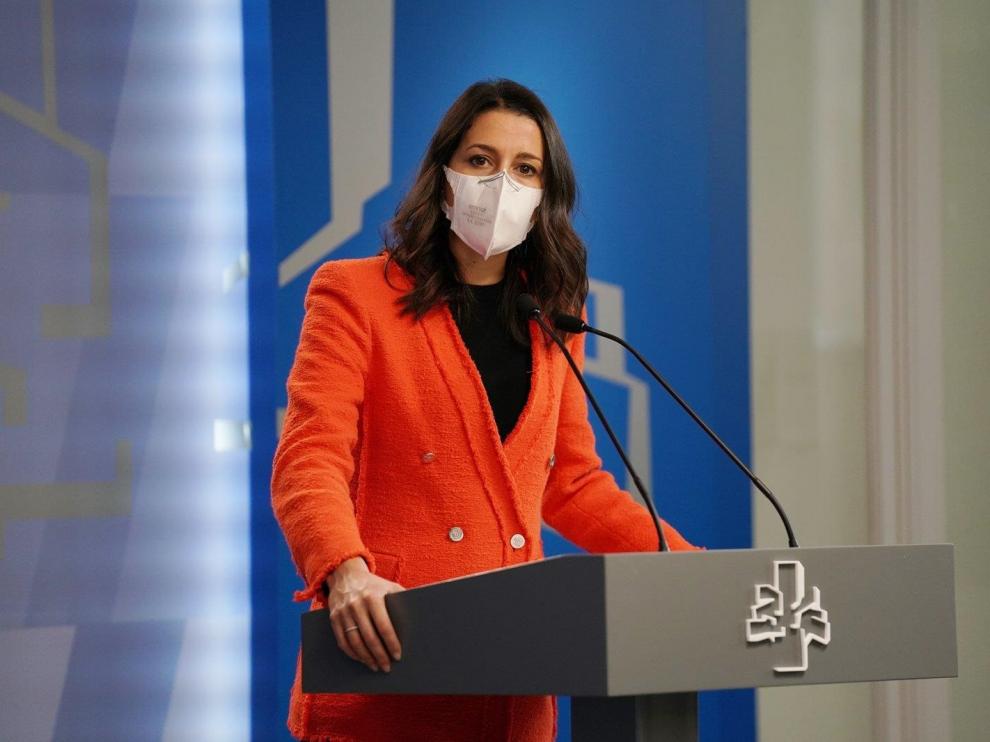 Inés Arrimadas, presidenta de Ciudadanos.