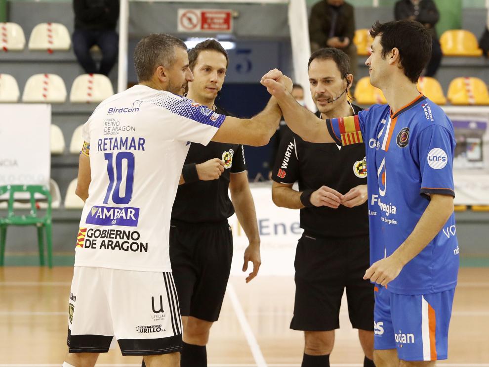 El Fútbol Emotion Zaragoza visitaba al Full Energía Zaragoza en el Pabellón de La Granja en los dieciseisavos de final de la Copa del Rey.
