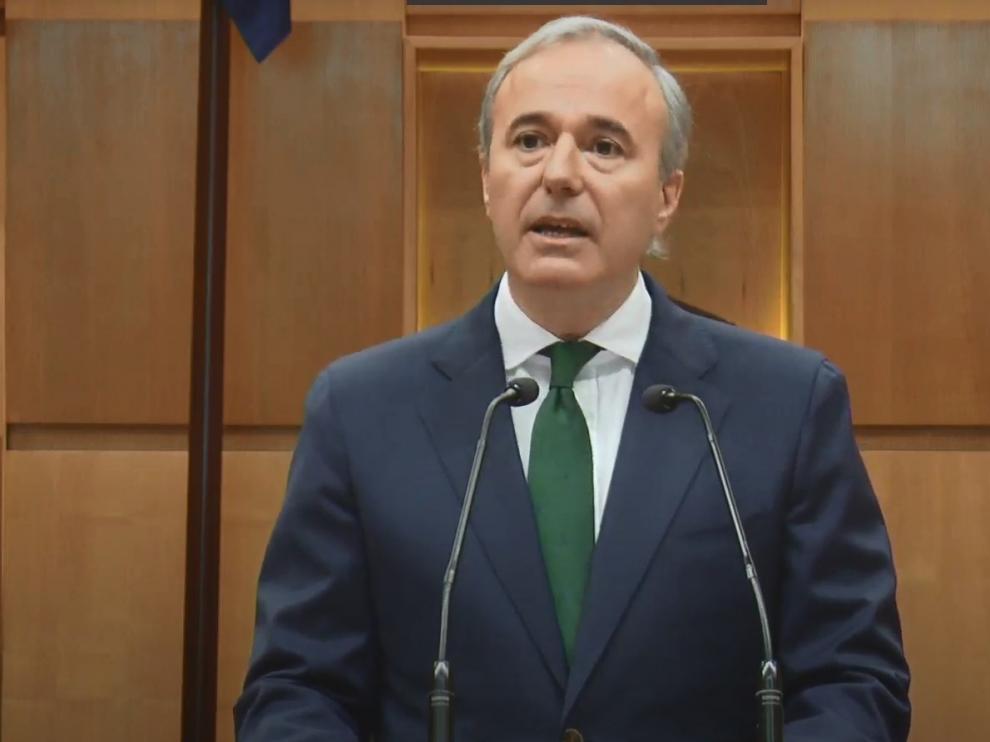 El alcalde de Zaragoza, Jorge Azcón.