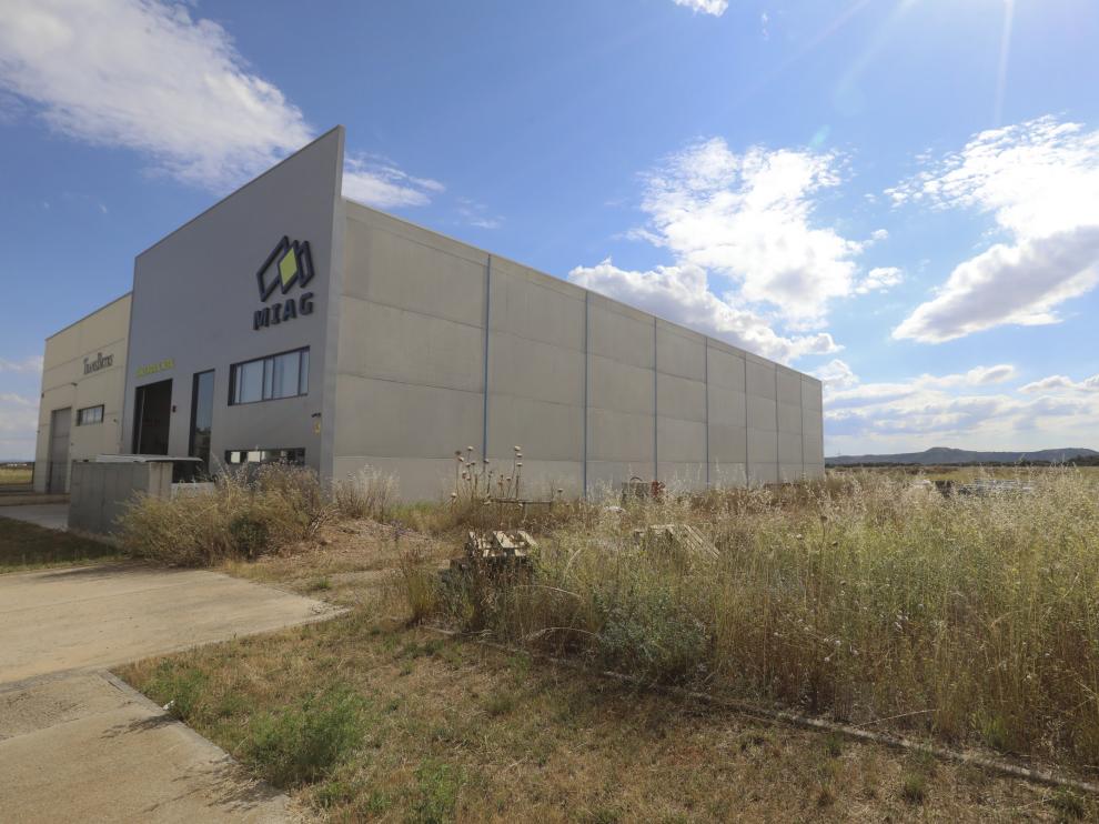 La nave de Montajes Industriales del Alto Gállego (MIAG), una de las últimas empresas en llegar a Plhus y que va ampliar sus instalaciones