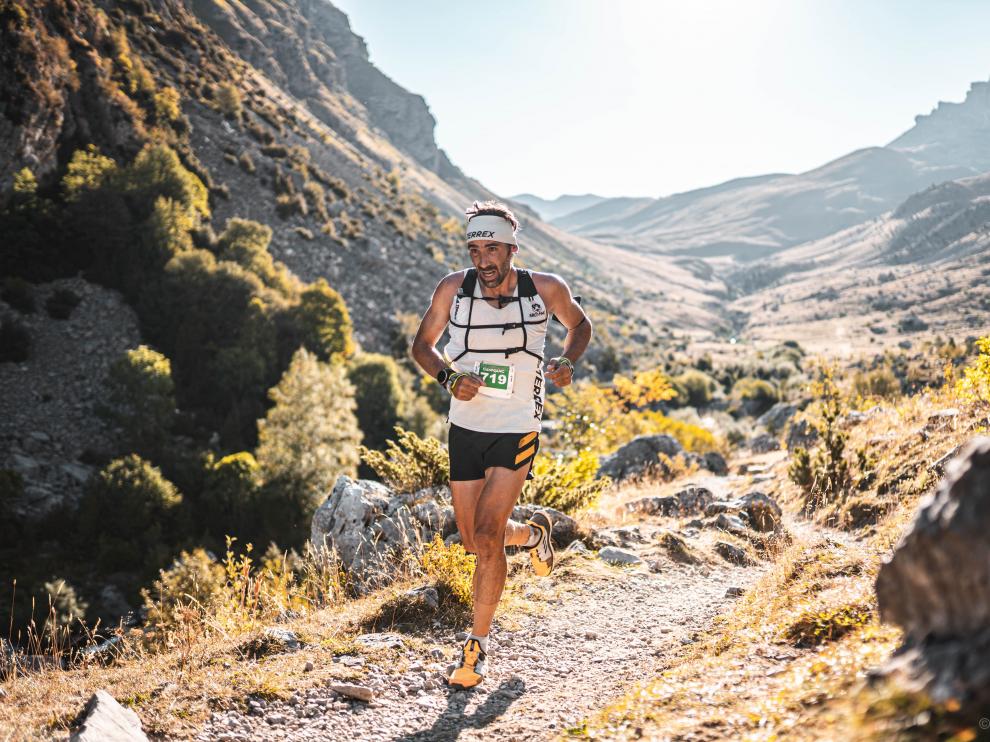 Luis Hernando, en la Canfranc-Canfranc de 2020.