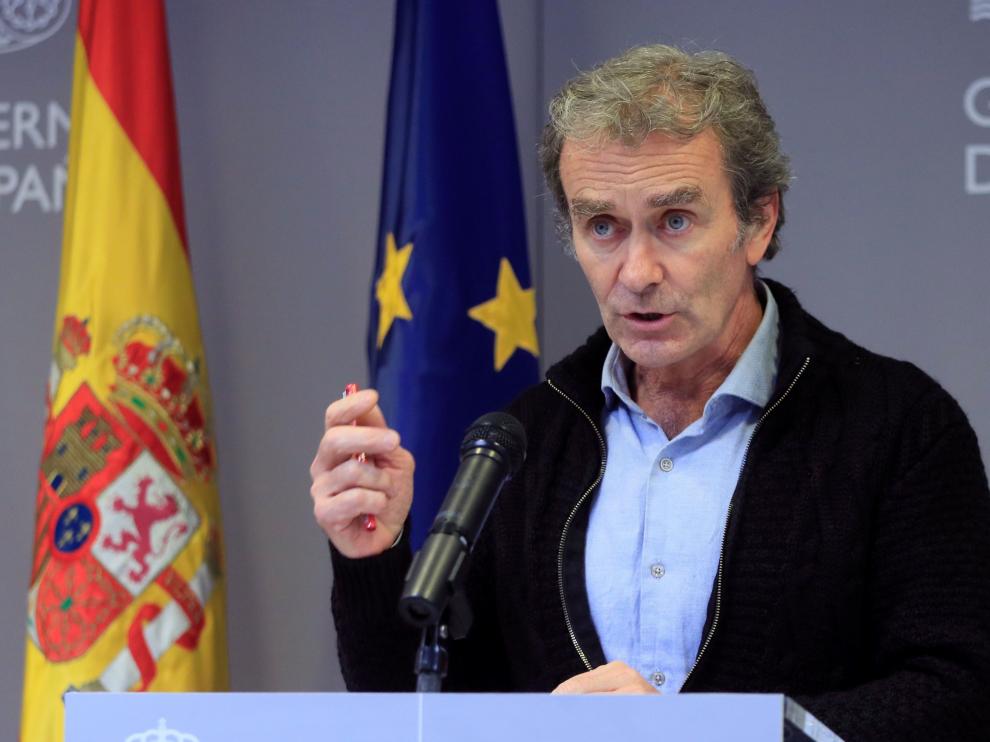 El director del Centro de Coordinación de Alertas y Emergencias Sanitarias, Fernando Simón